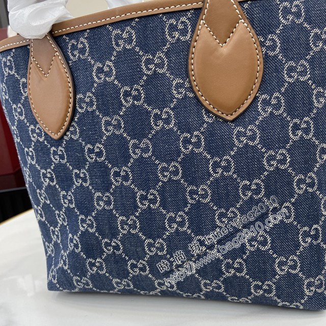 Gucci專櫃古馳最新款Totissima系列小號托特包肩背包 jh2607型號：820496
